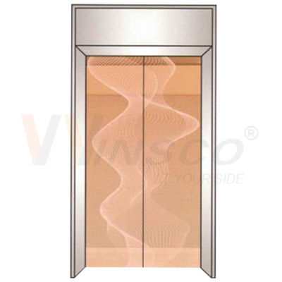 1219mmx2438mm Mirror Gold Stainless Steel Sheet Etched Finished Rose Gold