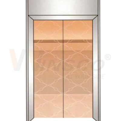 1219mmx2438mm Mirror Gold Stainless Steel Sheet Etched Finished Rose Gold