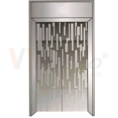 2mm Elevator Stainless Steel Sheet Grey Color Mirror Finished Metal Etched Pattern