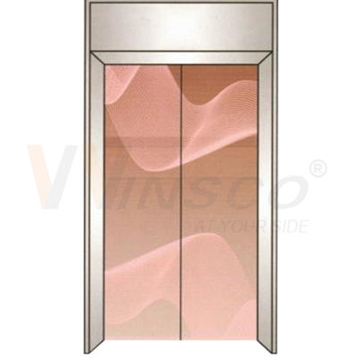 3048mm 304 Stainless Steel Sheet Metal Mirror Antique Bronze PVD Coated Etching For Elevator