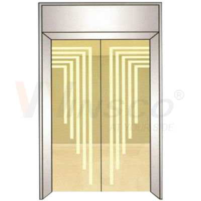 PVD Gold Elevator Stainless Steel Sheet ASTM 201 304 316 Cold Rolled For Decoration