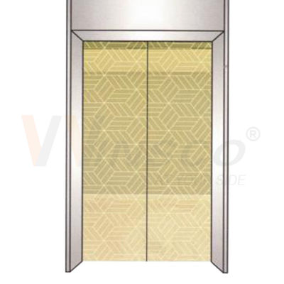 Mirror Etched Elevator Stainless Steel Sheet Cold Rolled Titanium Gold