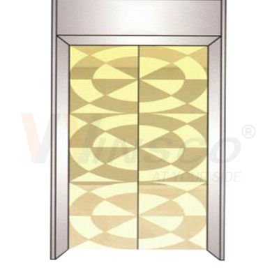 Mirror Etched Elevator Stainless Steel Sheet Cold Rolled Titanium Gold