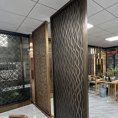 Laser Cutting Stainless Steel Screen Partition For Door Decoration