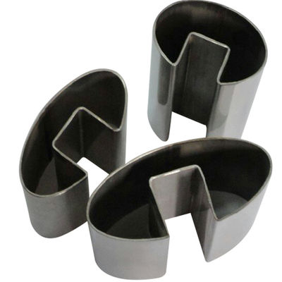 201 304 316 Stainless Steel Single & Double Groove Slotted Tube, Round Square Rectangular Oval Inox Special Shaped Welded Pipe