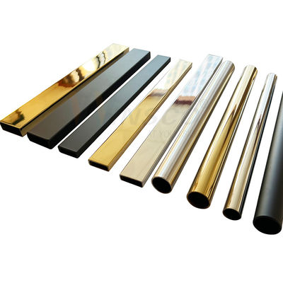 Din 304 316 Pvd Color 8k 18k Mirror Stainless Steel Bathroom Towel Rack Pipe Shower Enclosures Fixtures Tube