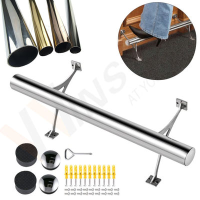 Colored Stainless Steel Bar Foot Rail Tube 42.4-63.5mm Diameters 201/304/316 Grades by VVINSCO