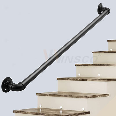 Modern Staircase Kit Ss201 304 316 Stainless Steel Handrail Pipe Round 33.7mm 38mm 40mm 42mm 44mm 50.8mm Diameter