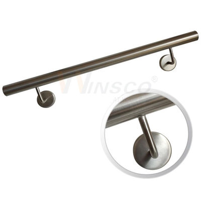 Modern Staircase Kit Ss201 304 316 Stainless Steel Handrail Pipe Round 33.7mm 38mm 40mm 42mm 44mm 50.8mm Diameter