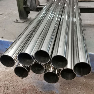 C-316 Stainless Steel Inox Round Pipe Acero Inoxidable 1.1/2 Redondo Decorativo Brilliante POLISHED 600 C-304 X 6 METROS