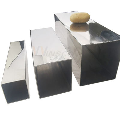 600 Grit Polished Stainless Steel Square Tube AISI 201 304 for Decorative Applications