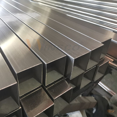 600 Grit Polished Stainless Steel Square Tube AISI 201 304 for Decorative Applications
