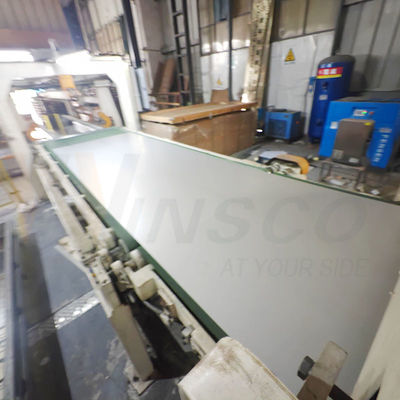 304 304L Grade 0.5mm Thick 2500mmx1250mm Stainless Steel Mill Edge Sheet 2B Finished