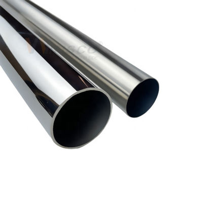 201 304 316 Grade 0.4mm-3.0mm Thickness Stainless Steel Round Pipe 40mm Diameter Satin Mirror Surface Inox Handrail Tube