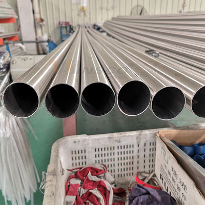 0.8mm-3.0mm Thickness Satin Inox Handrail Pipe SS  201 304 316 Mirror 48.3mm OD Stainless Steel Round Tube