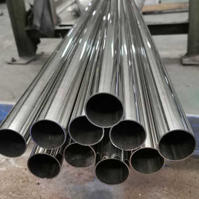 SS 201 304 316 Mirror 0.8mm-3.0mm Thickness 2'' Stainless Steel Railing Pipe 50.8mm Satin Welded Inox Round Tube
