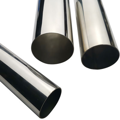 201 304 316 Grade 2 1/4'' Mirror Stainless Steel Welded Tube 57mm OD 1.2mm-3.5mm Thickness Inox Round Pipe