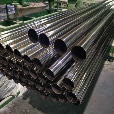 201 304 316 Grade 2 1/4'' Mirror Stainless Steel Welded Tube 57mm OD 1.2mm-3.5mm Thickness Inox Round Pipe