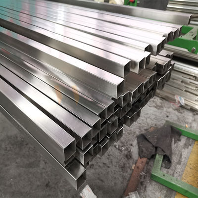 0.4mm-1.2mm Thickness 6M Length Stainless Steel Square Tube 10mmx10mm Size AISI 201 304 316 Inox Metal Pipe