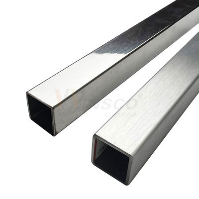 20x20mm Stainless Steel Square Tube with 0.6–2.0mm Wall and Satin or Mirror Finish by VVINSCO