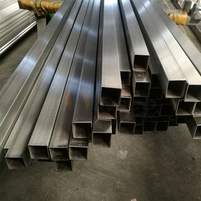 SUS 201 304 316 20mmx20mm Size Stainless Steel Square Pipe 0.6mm-2.0mm Wall Thick Inox Tube Mirror Satin Surface