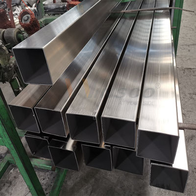 0.6mm-3.5mm Thickness Mirror Satin Surface 201 304 316 Grade 30mmx30mm Stainless Steel Inox Square Tube Pipe