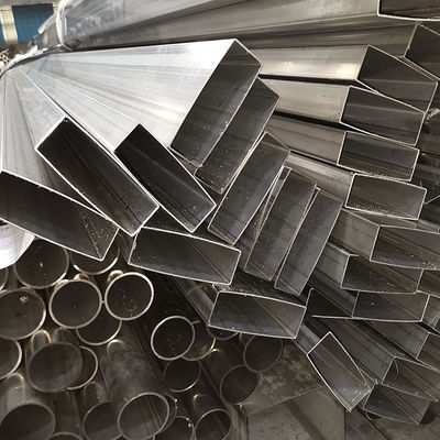 0.8mm-5.0mm Thickness Inox Flat Tube 100mmx50mm Large Size Stainless Steel Rectangular Pipe 201 304 316 Grade