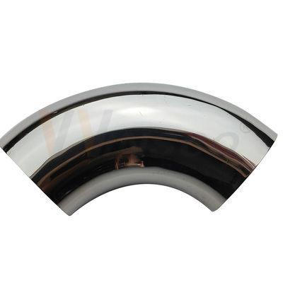 AISI 201 304 316 Mirror Satin  Inox Pipe Connector 1 1/2'' 38.1mm OD  Stainless Steel Railing Elbow 98mm 120mm Arc