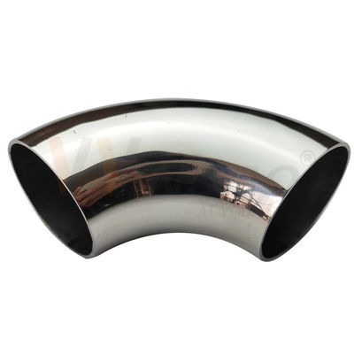 High Precision SS 201 304 316 Railing Fittings 1.2mm-2.0mm Thick 50.8mm 2'' OD Stainless Steel Handrail Elbow Connector