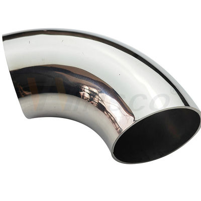 High Precision SS 201 304 316 Railing Fittings 1.2mm-2.0mm Thick 50.8mm 2'' OD Stainless Steel Handrail Elbow Connector