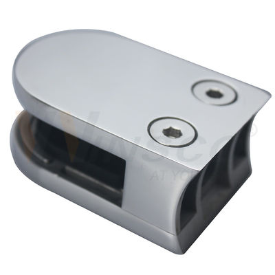 D Shape Inox Stair Clip Grade 304 316 Stainless Steel Glass Clamp For 38.1mm 42.4mm 48.3mm 2'' Round Railing