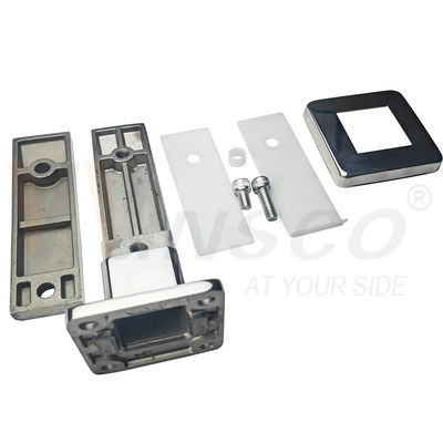SUS 304 316 Hairline Black Matte Mirror Surface Stainless Steel Swimming Pool Glass Spigot For 12mm 24mm  Glass