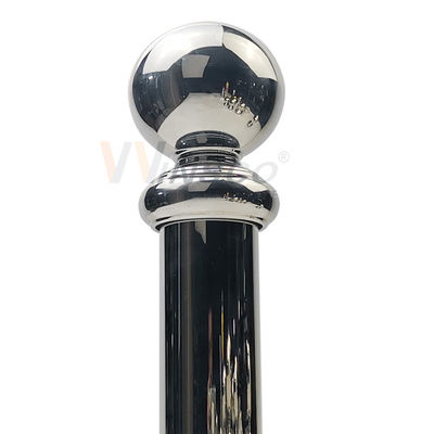 TP 201 304 Inox Balustrade Accessories Gold Mirror Railing Balls Sliver Stainless Steel Armrest Ball For Round Tube