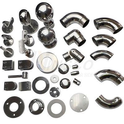 Stainless Steel Stair Balustrade Fittings & Glass Handrail Components