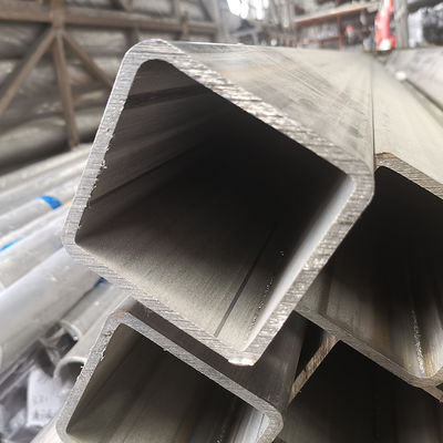 SUS 201 AISI 304 TP 316 Grade Large Size Inxo Thick Wall Tube 120mmx120mm Stainless Steel Square Pipe