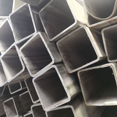 Lower Cost 201 304 316 Grade Inox Square Tube Mirror Stain Finished 200mmx200mm Large Size Stainless Steel Pipe