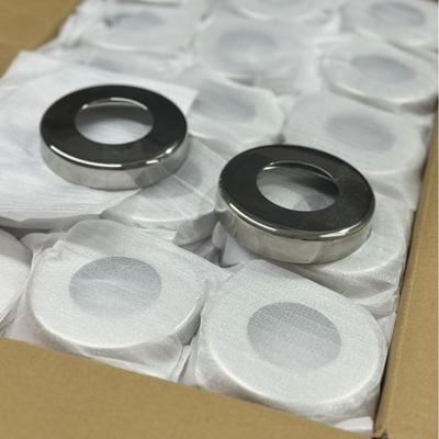 Stainless Steel Inox Railing Post Base Cover Compatible with 38 Millimeter and 50 Millimeter Round Tubes for Balustrades