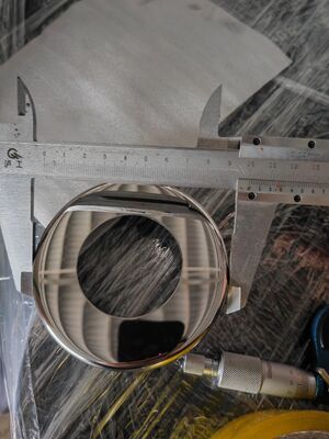Stainless Steel Inox Railing Post Base Cover Compatible with 38 Millimeter and 50 Millimeter Round Tubes for Balustrades