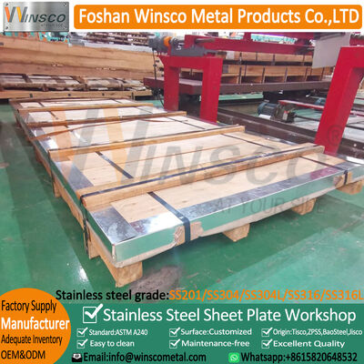 Good Welding Inox Metal Sheet SUS 304 304L 3000mmx1500mm Stainless Steel Mill Finish Plate Cold Rolled