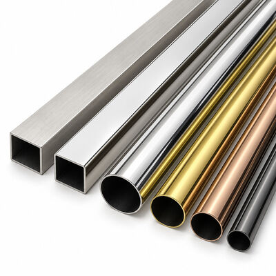 Colored Decorative Stainless Steel Round, Square & Rectangular Tubes