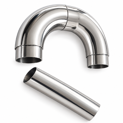 SS304 SS316 Multi-Angle Adjustable Handrail Connector for Round Tubes
