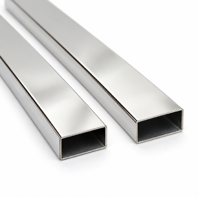 8K Mirror Polished Stainless Steel Rectangular Tube for Glass Railing