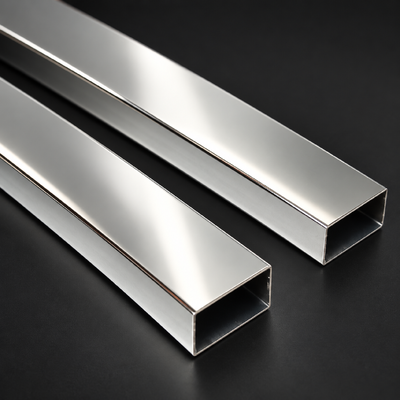8K Mirror Polished Stainless Steel Rectangular Tube for Glass Railing