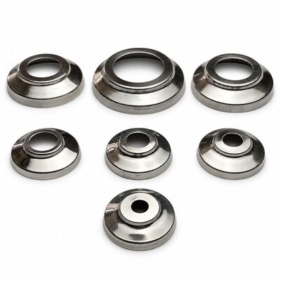 Premium Stainless Steel Handrail Post Base Cover with Elegant Polished Finish and Custom Sizes