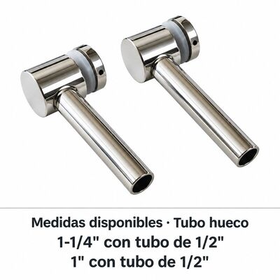 Custom Polished Stainless Steel Soporte para vidrio, Glass Support Bracket for Handrail & Glass Railing Systems