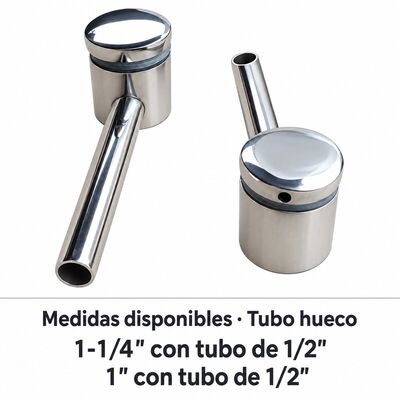 Custom Polished Stainless Steel Soporte para vidrio, Glass Support Bracket for Handrail & Glass Railing Systems
