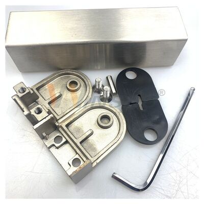 D Shape Inox Stair Clip Grade 304 316 Stainless Steel Glass Clamp For 38.1mm 42.4mm 48.3mm 2'' Round Railing