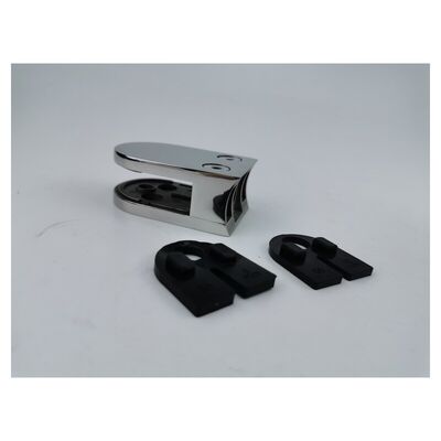 D Shape Inox Stair Clip Grade 304 316 Stainless Steel Glass Clamp For 38.1mm 42.4mm 48.3mm 2'' Round Railing