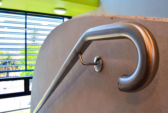 Easy Installation SS 201 304 316 Mirror Satin Inox Stair Accessories 63.5mm 2 1/2 Inch OD Stainless Steel Handrail Elbow