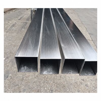 1.2mm-3.5mm Thickness Inox Square Pipe Mirror Satin Surface 50mmx50mm Stainless Steel Tube 201 304 316 Grade